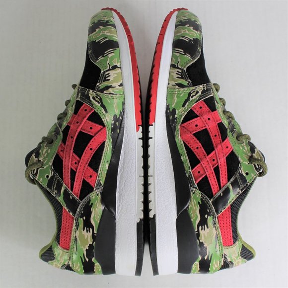 Asics x Atmos Gel-Lyte III Green Camo Tiger G477 - Picture 5 of 8